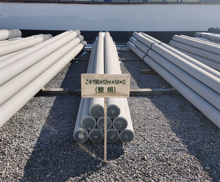 安徽190×12米钢筋混凝土水泥电线杆